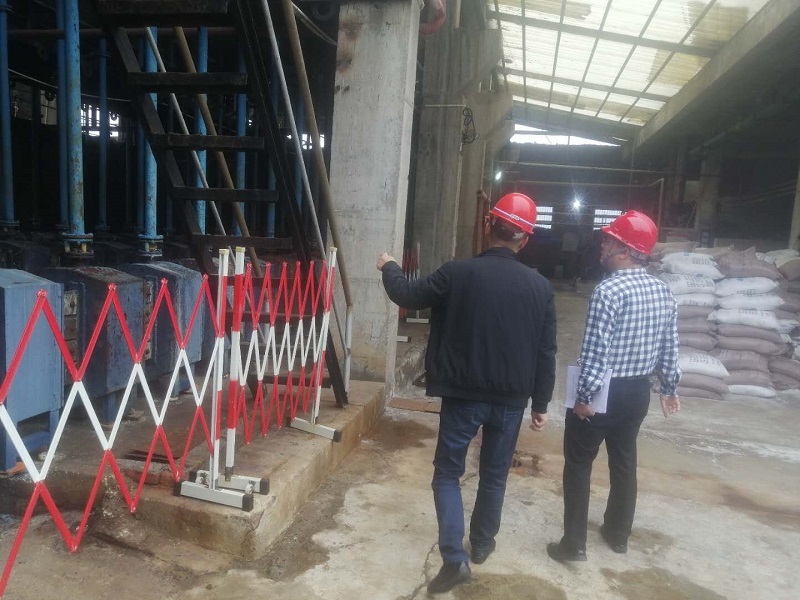 天全县天山盐化有限公司高氯酸钾生产线安全检查