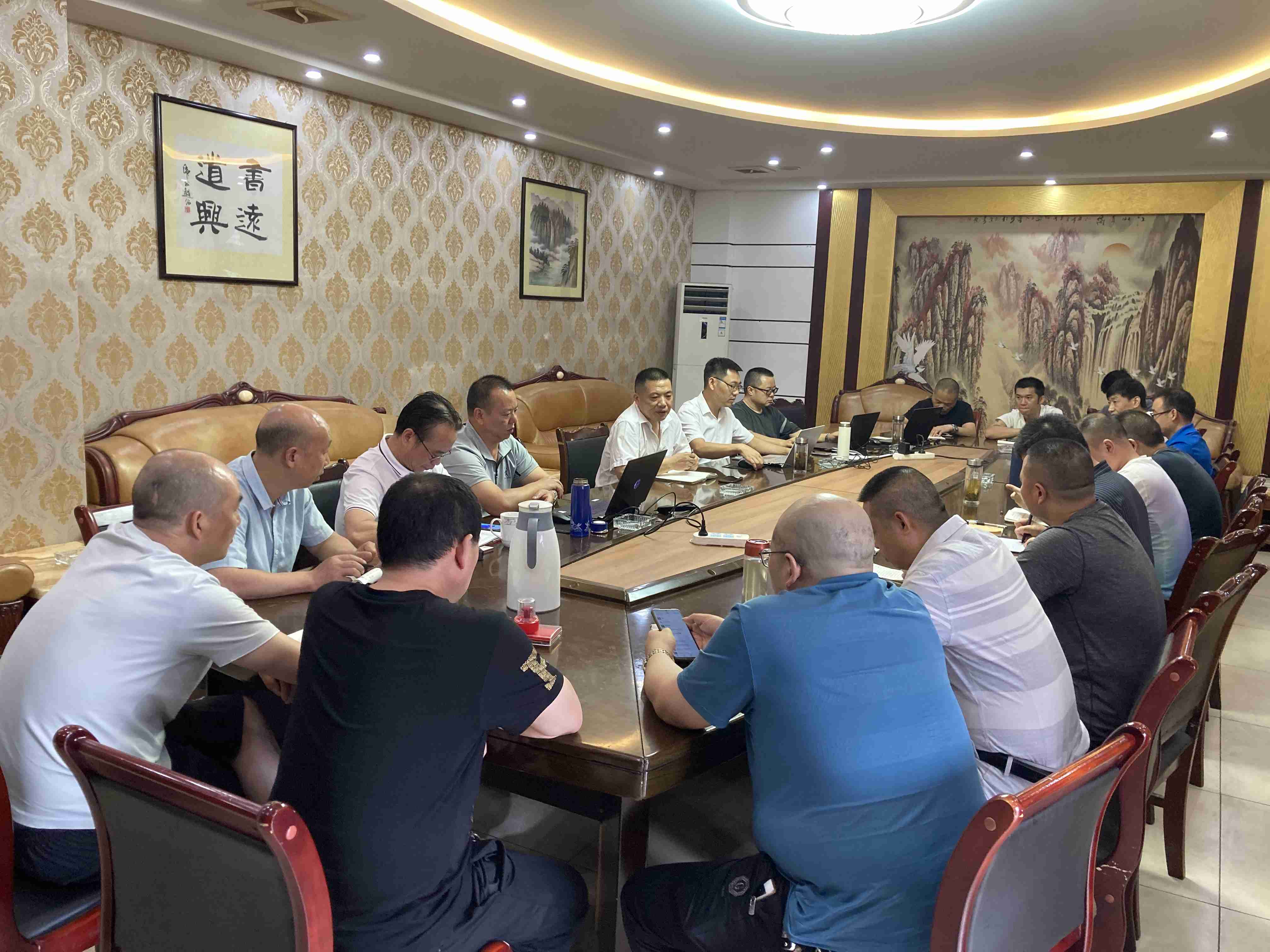 四川中科森科技有限公司煤矿技术服务项目组与内江市双鹰煤炭有限责任公司老鹰岩井开展2023年度第二次现场技术交流