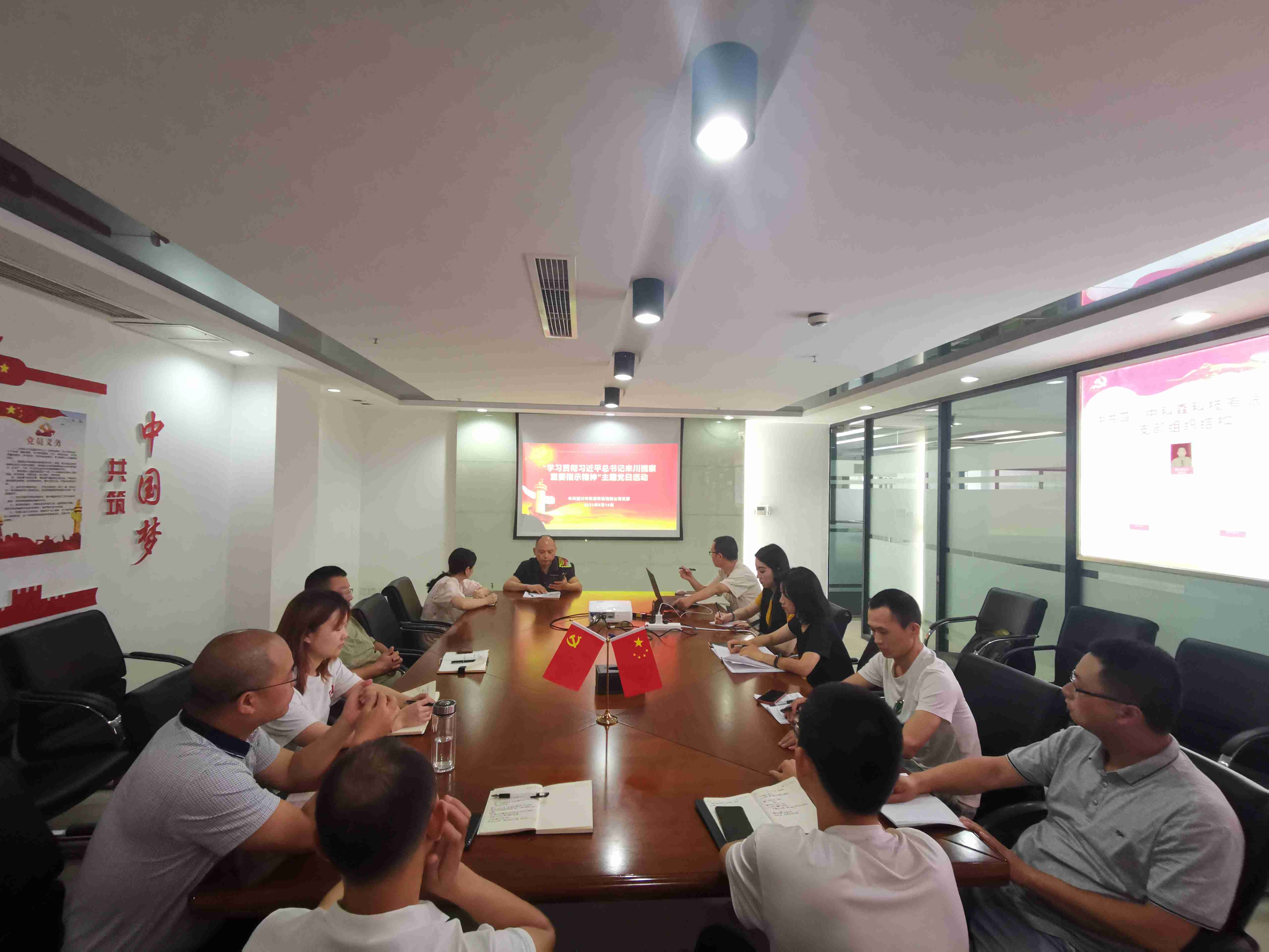 “学习贯彻习近平总书记来川视察重要指示精神” 主题党日活动